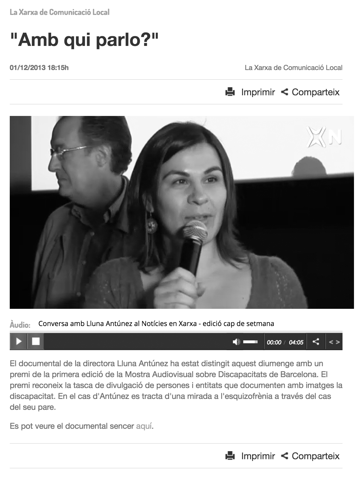 la xarxa bw